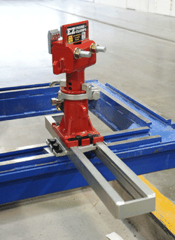 EZ Clamp Sadl System EZ Clamp Sadl System Mounted On Car O Liner Bench