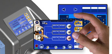 digital panel spot welder digital touch screen