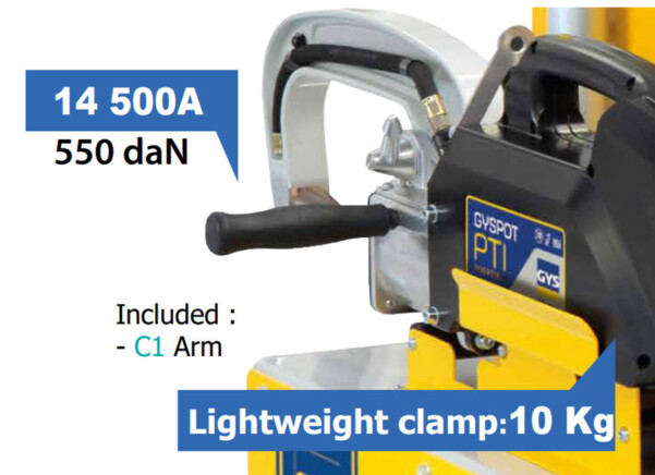 Lightweight Transformer Gun GYSPOT Autobody Spot Welder