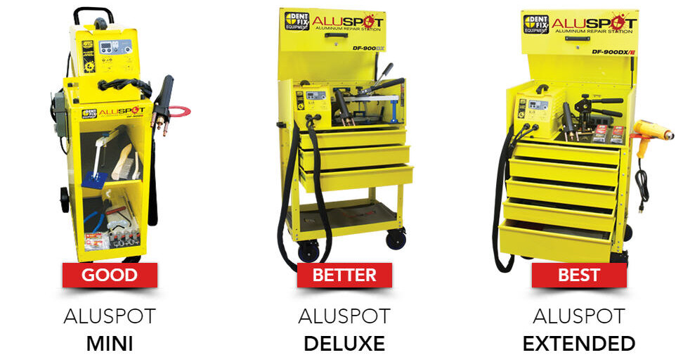 Aluminum Dent Repair Station dent fix aluspot aluminum repair workstations