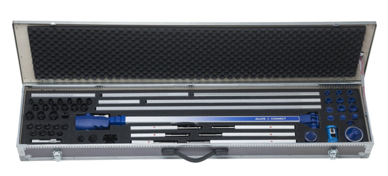 electronic car body electronic tram gauge ALLVIS Connect Bluetooth Computerized Electronic Measuring System in custom case