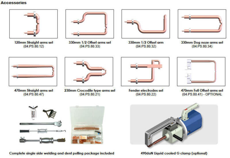 Fusion Accessory Details Compuspot 900 Fusion Welder Accessories