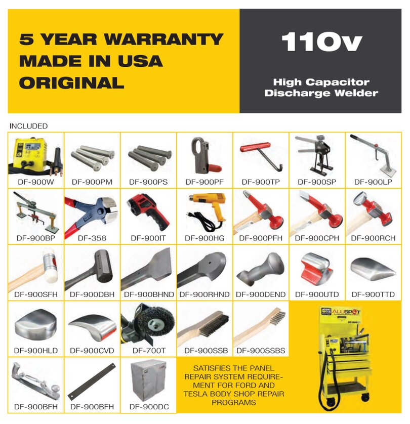 repair tools aluminum dent repair accessories
