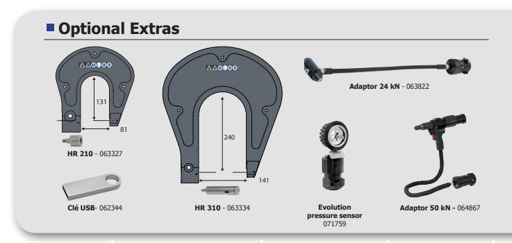 gyspress rivet gun workstation - optional accessories