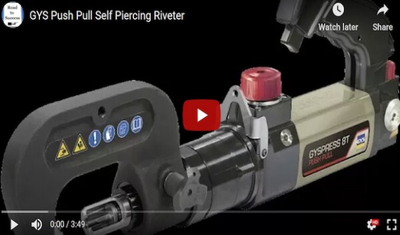 GYSPRESS Self Piercing Rivet Gun Operational Video