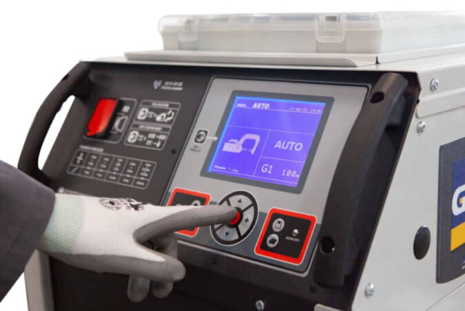 GYS PTI.G controls PTI.G spot welder control panel screen