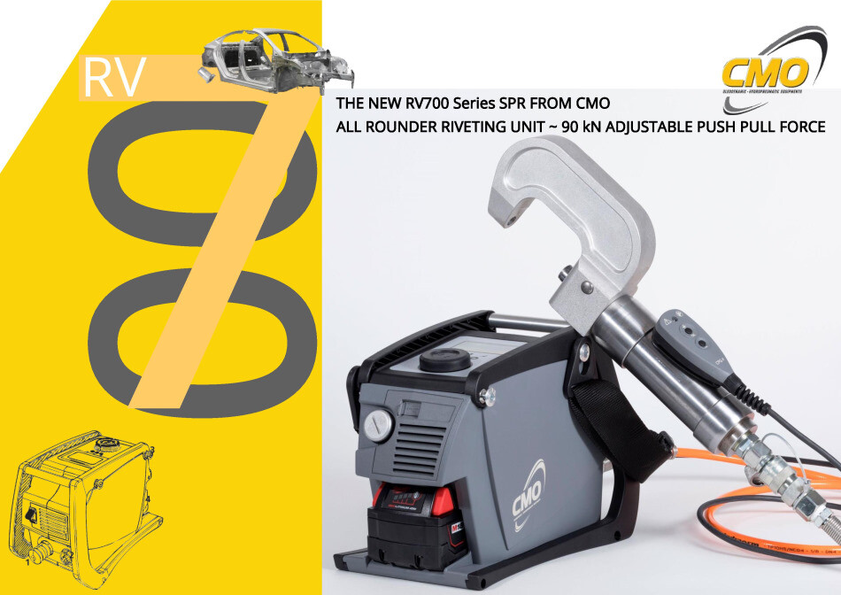 Ford Approved Certified Program Riveter CMO RV700 Ford Approved Program Self Piercing Rivet Gun