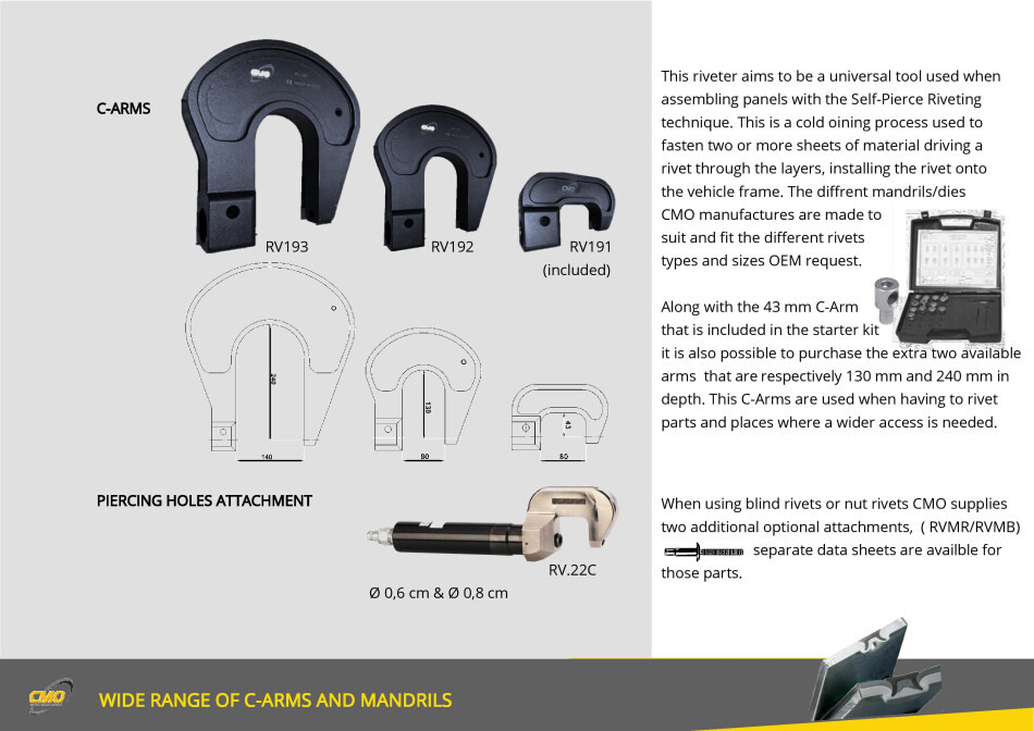 Optional Accessories Extension C-Arms