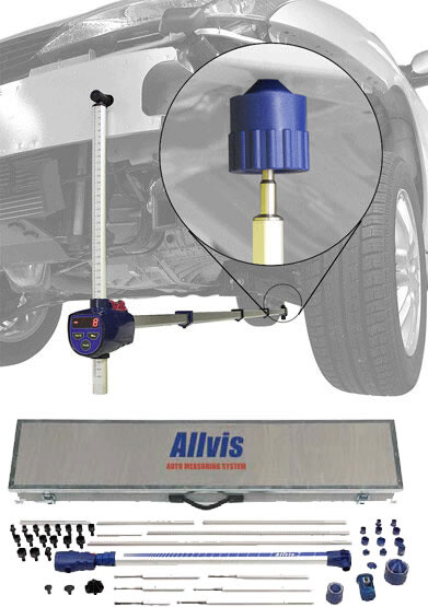 ALLVIS Magnetic Attachment ALLVIS Measuring System on car