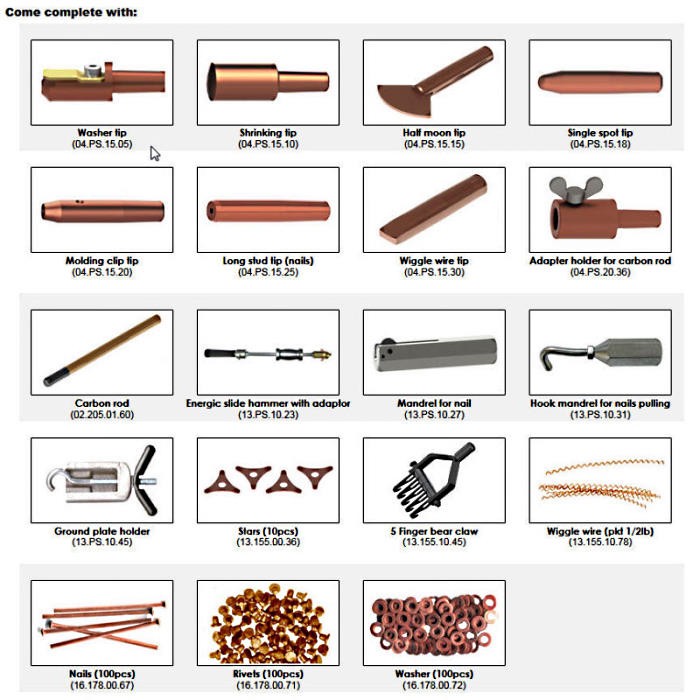 Compuspot Spot Welder Consumables and Accessories