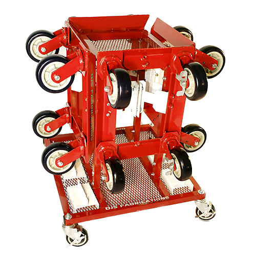 Dollies on Transporter Trolley DJS Mobile Dolly Station