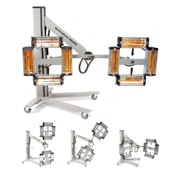 AMH-IR paint drying lamp 8000SD 8000SD Infrared Paint Curing Lamp by Spectratek